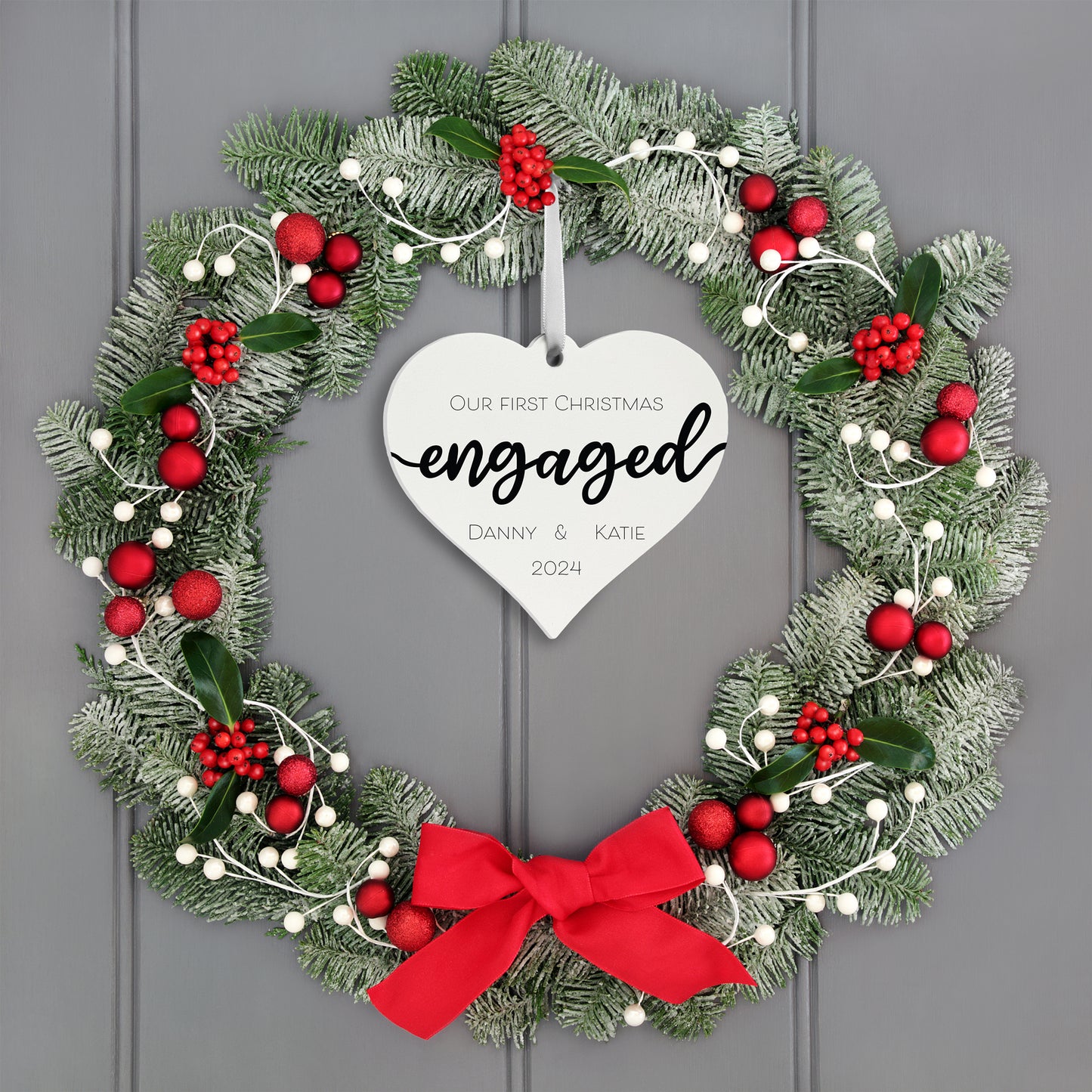 Personalized Engaged Ornament