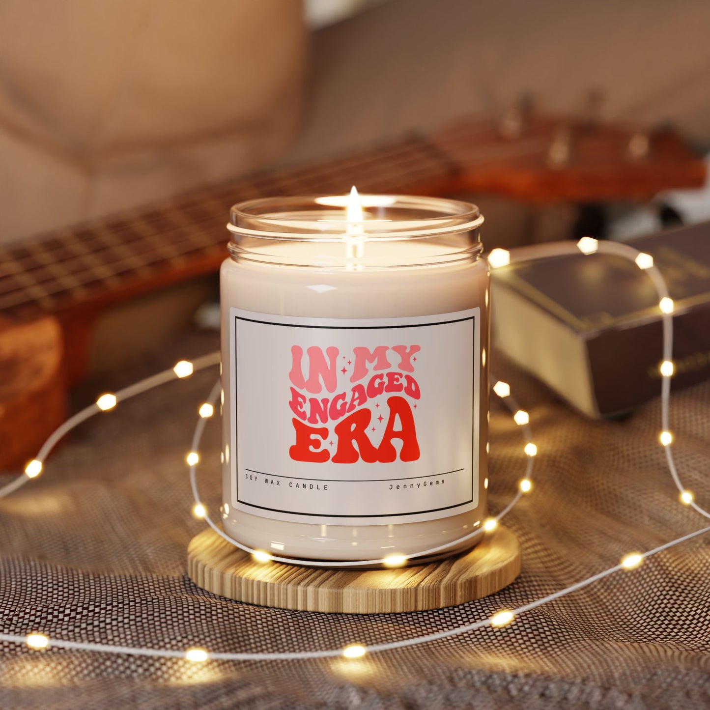 In My Engaged Era Candle, Engagement Gift for Bride, Bridal Shower Gift, Newly Engaged, Engagement Party Candle