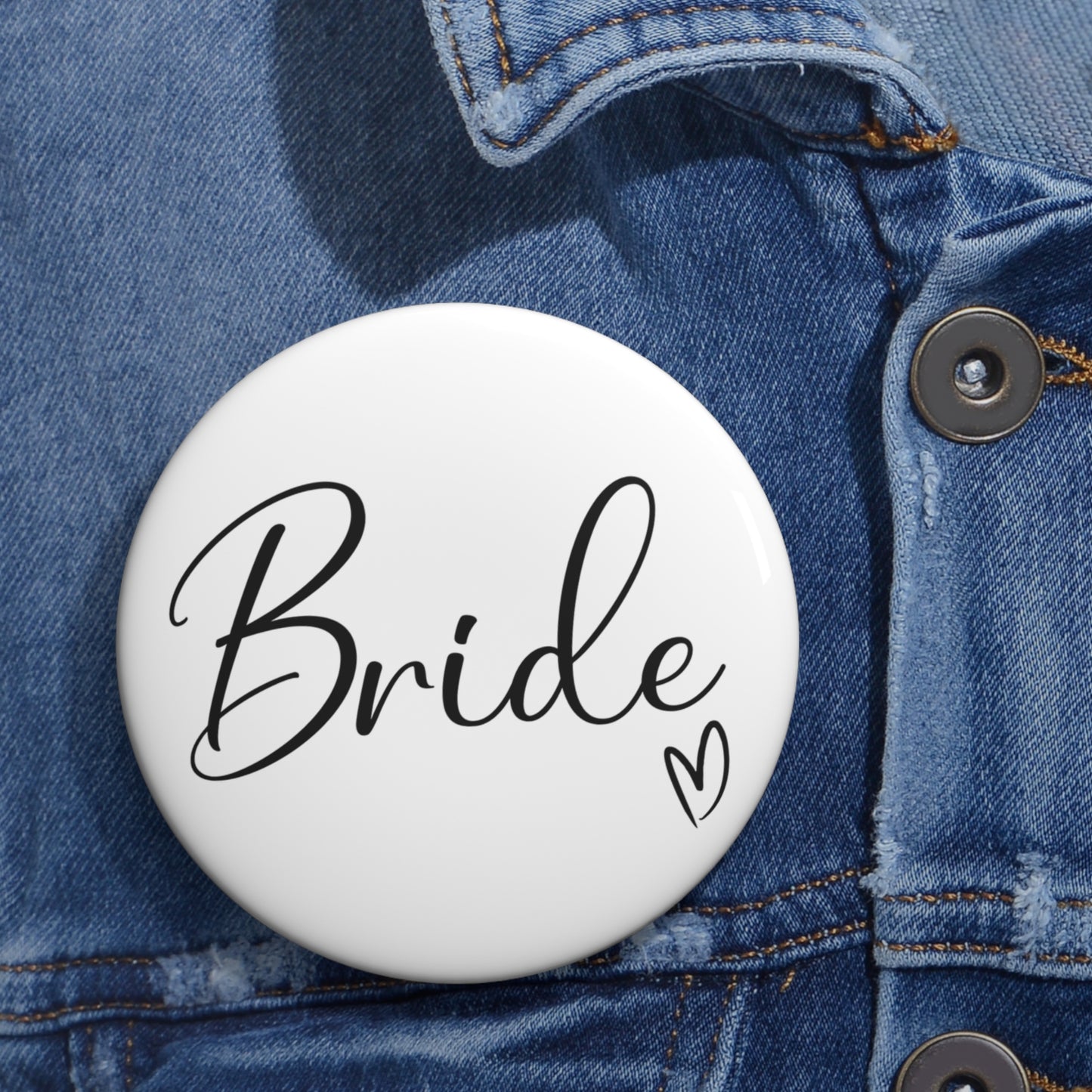 Bride Squad Pin, Large Sized Singles