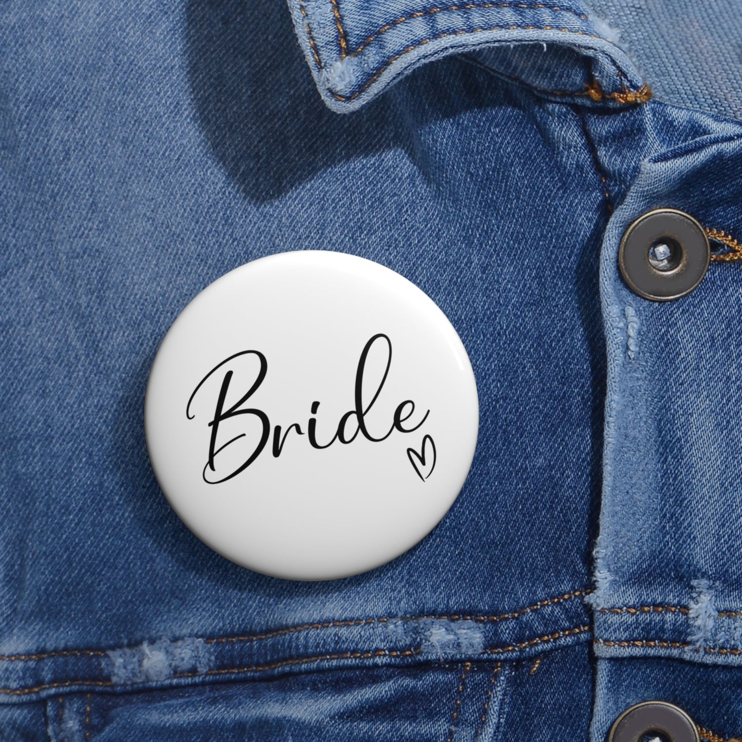 Set of 5 Bride Squad Buttons, Various Sizes