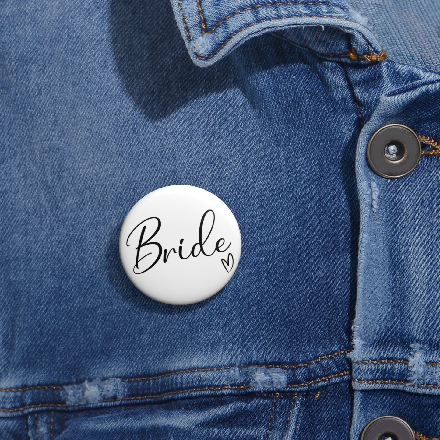 Set of 5 Bride Squad Buttons, Various Sizes