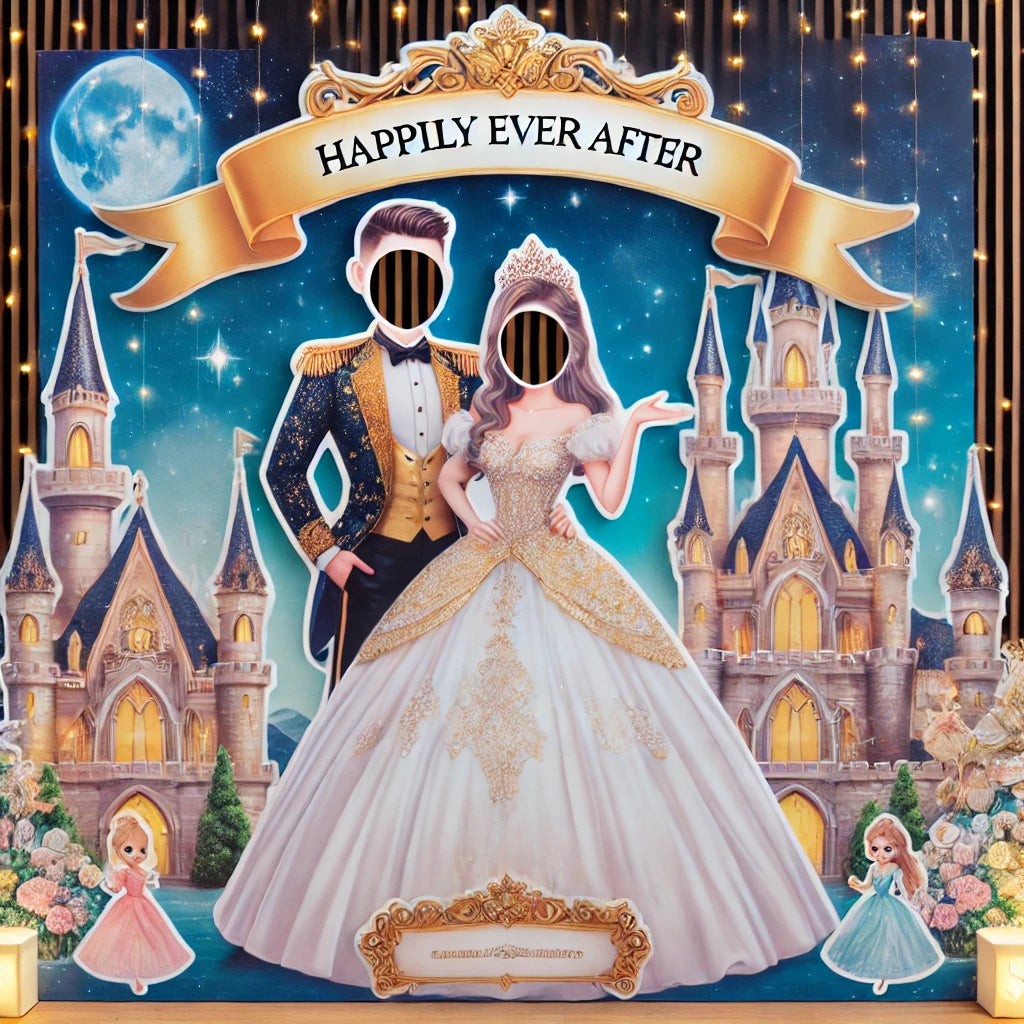 Custom Face Cutout Photo Op Boards β Perfect for Weddings, Engagements & Special Events