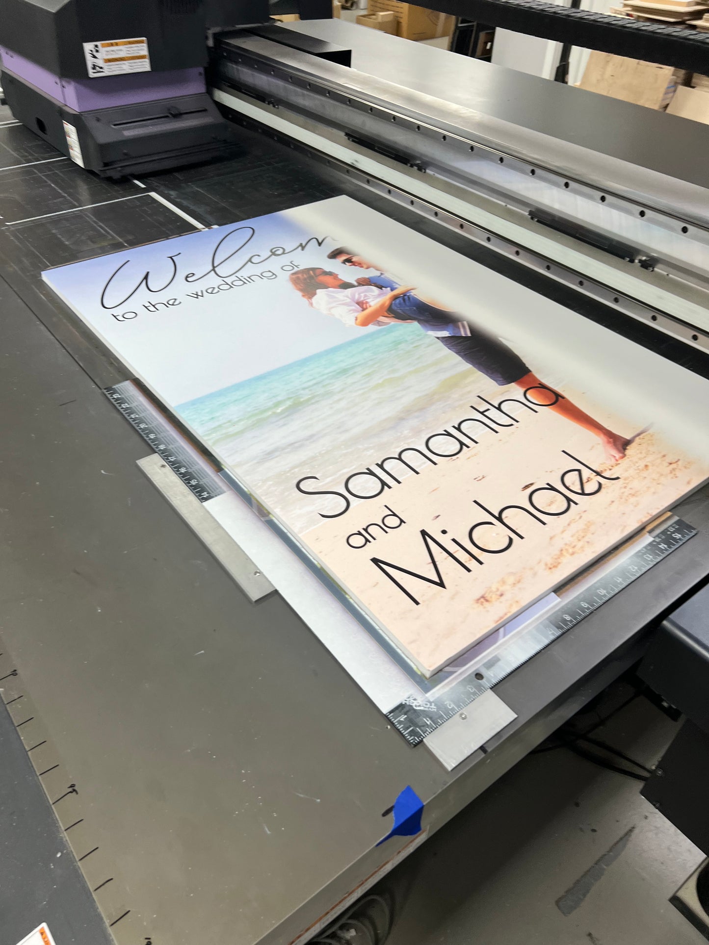 Wedding Welcome Sign, Photo