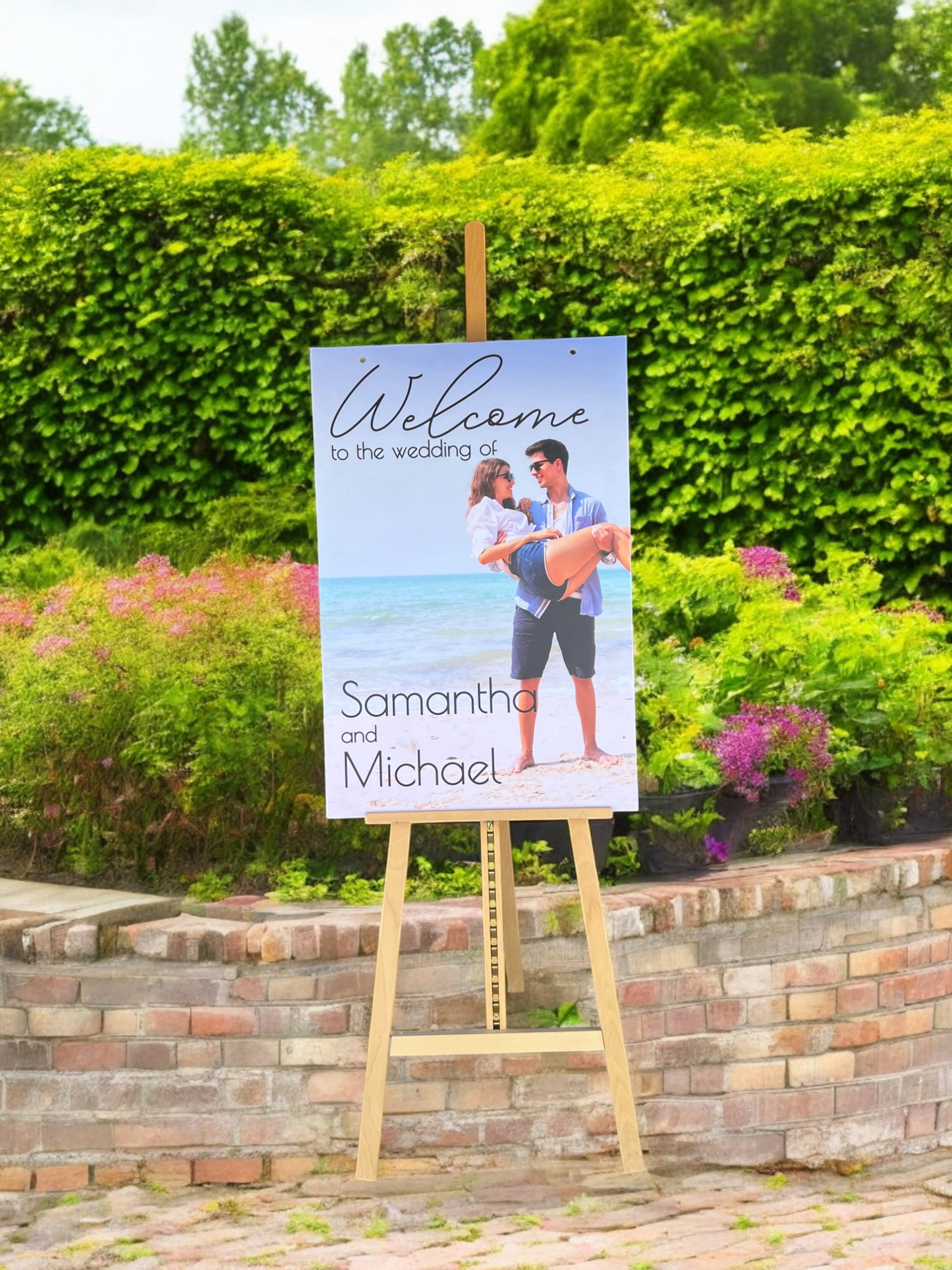Wedding Welcome Sign, Photo