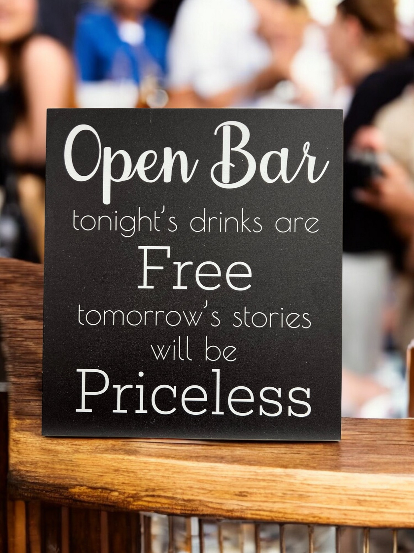 Open Bar Sign