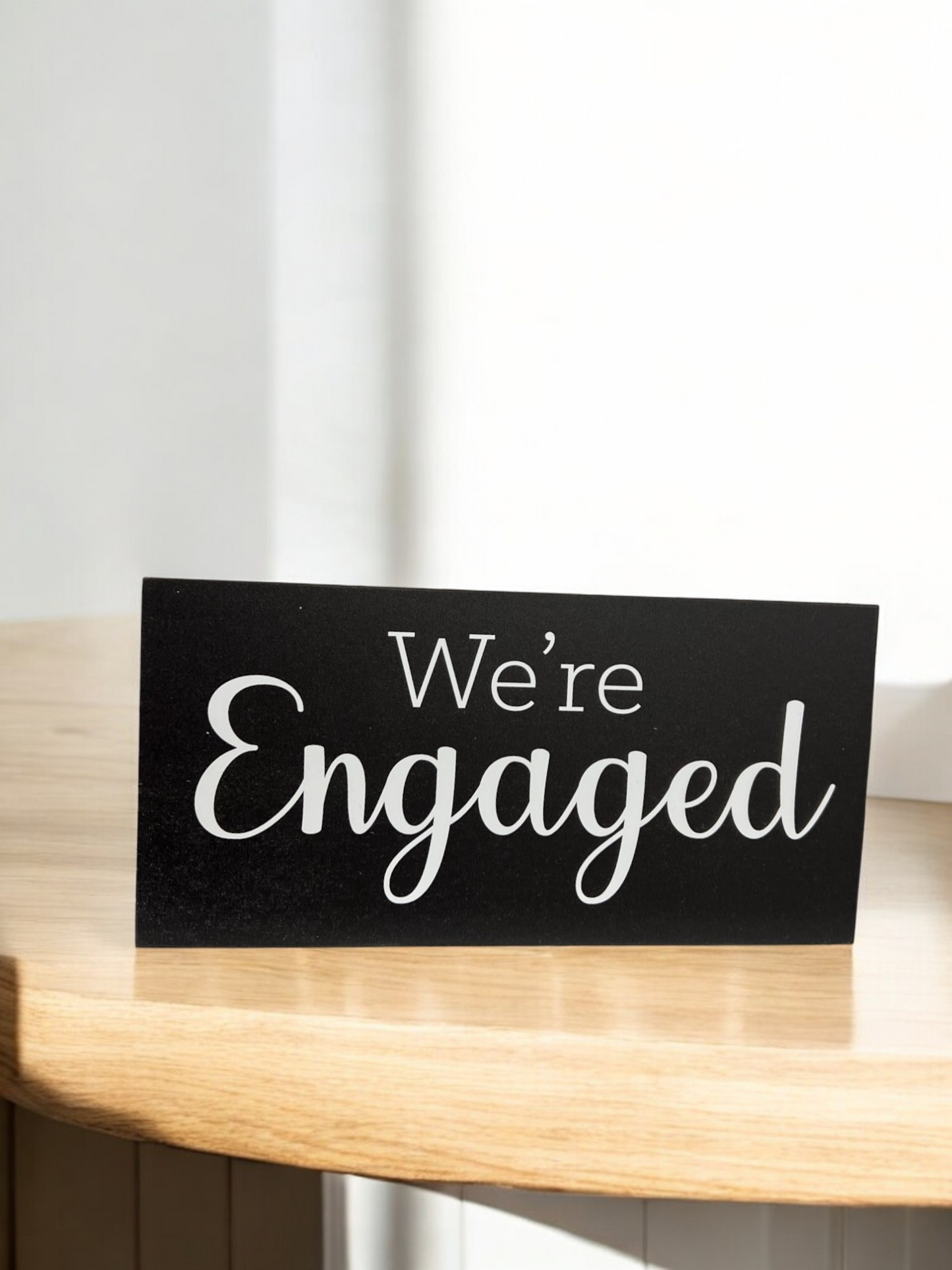 We're Engaged