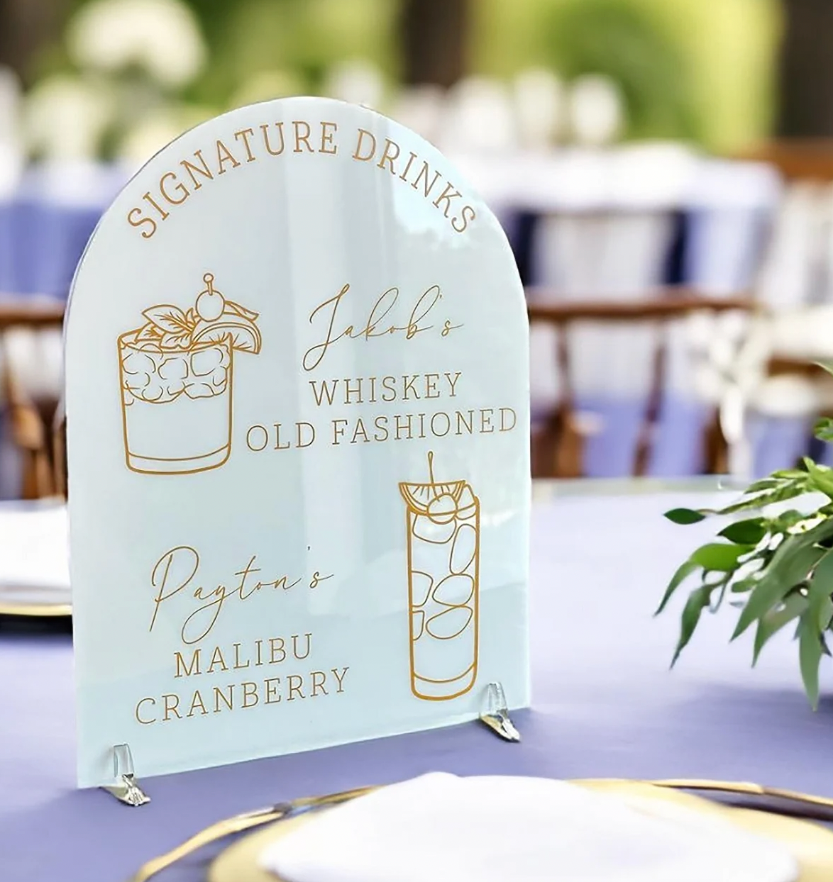 Signature Drink Sign