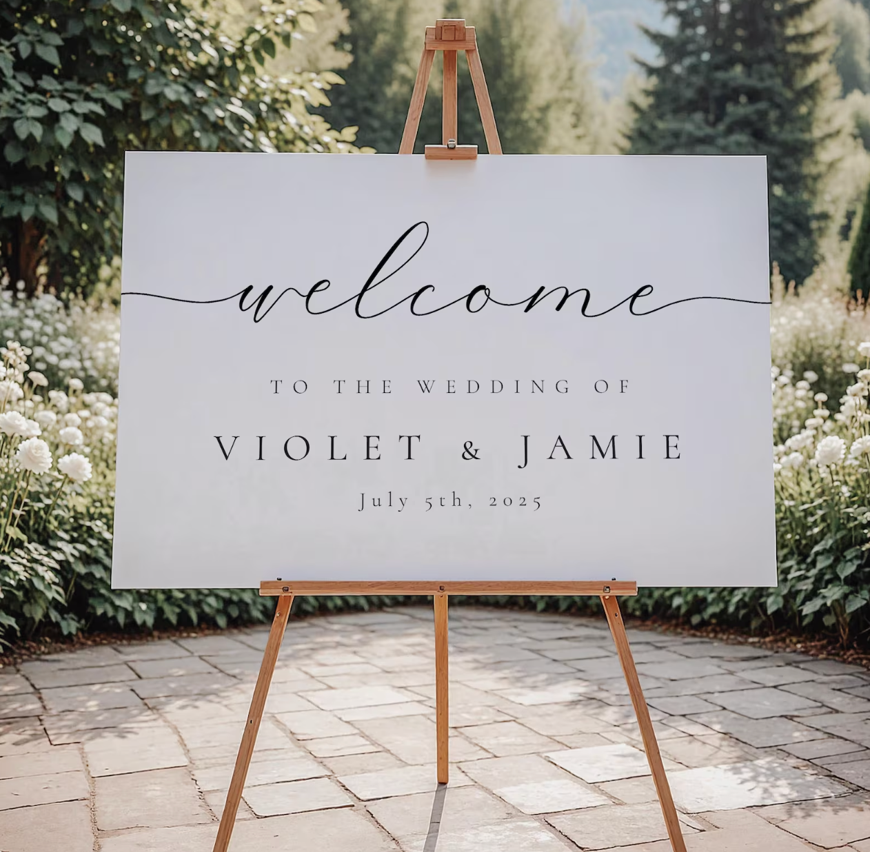 Wedding Welcome Sign