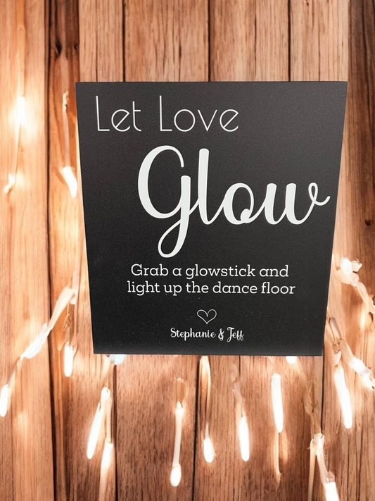 Let Love Glow, Glowsticks