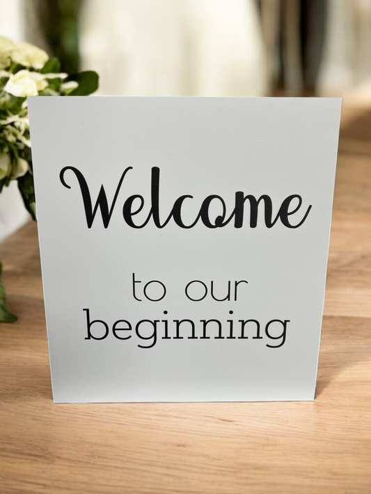 Welcome to our Beginning