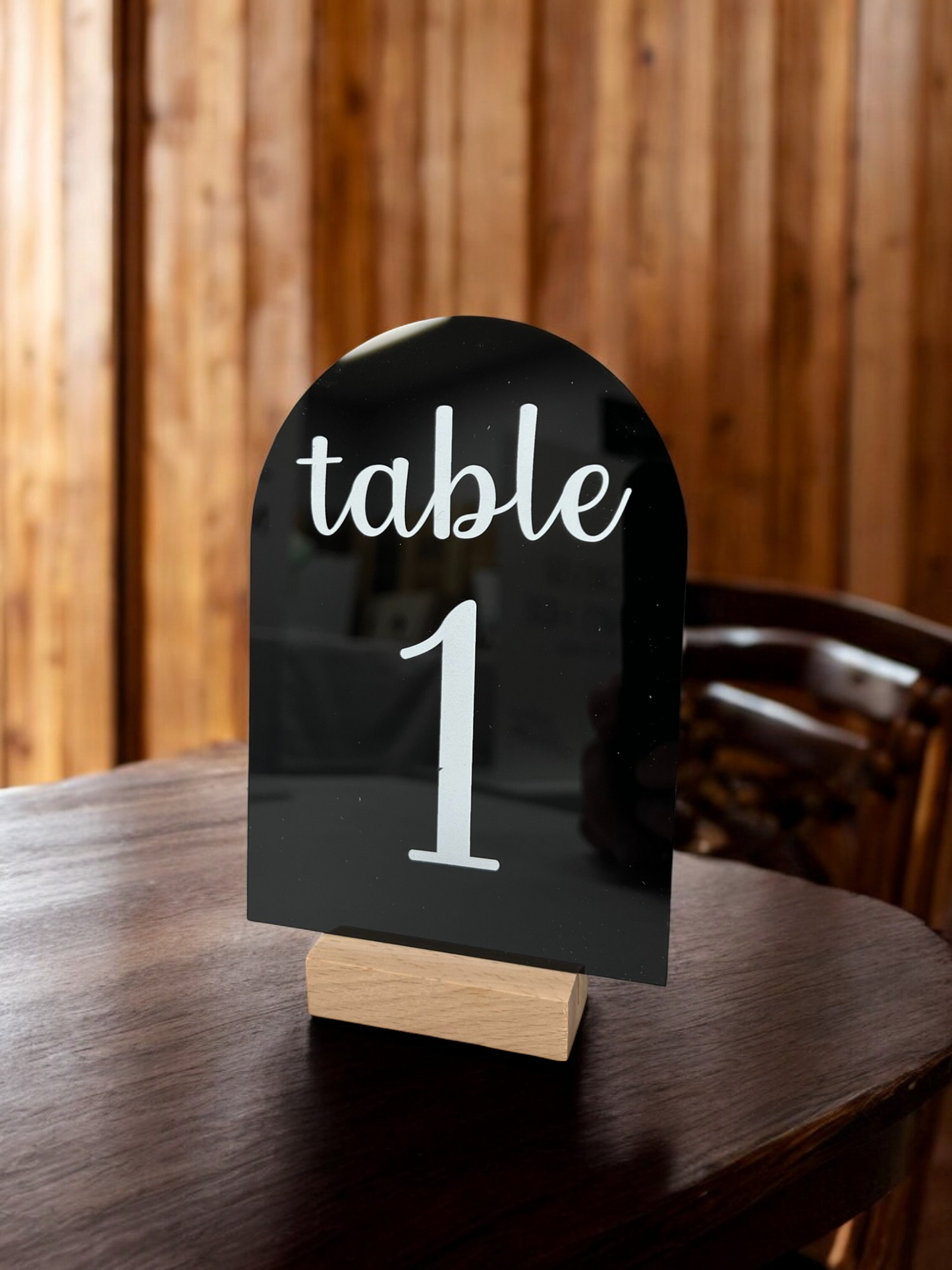 Acrylic Table Numbers