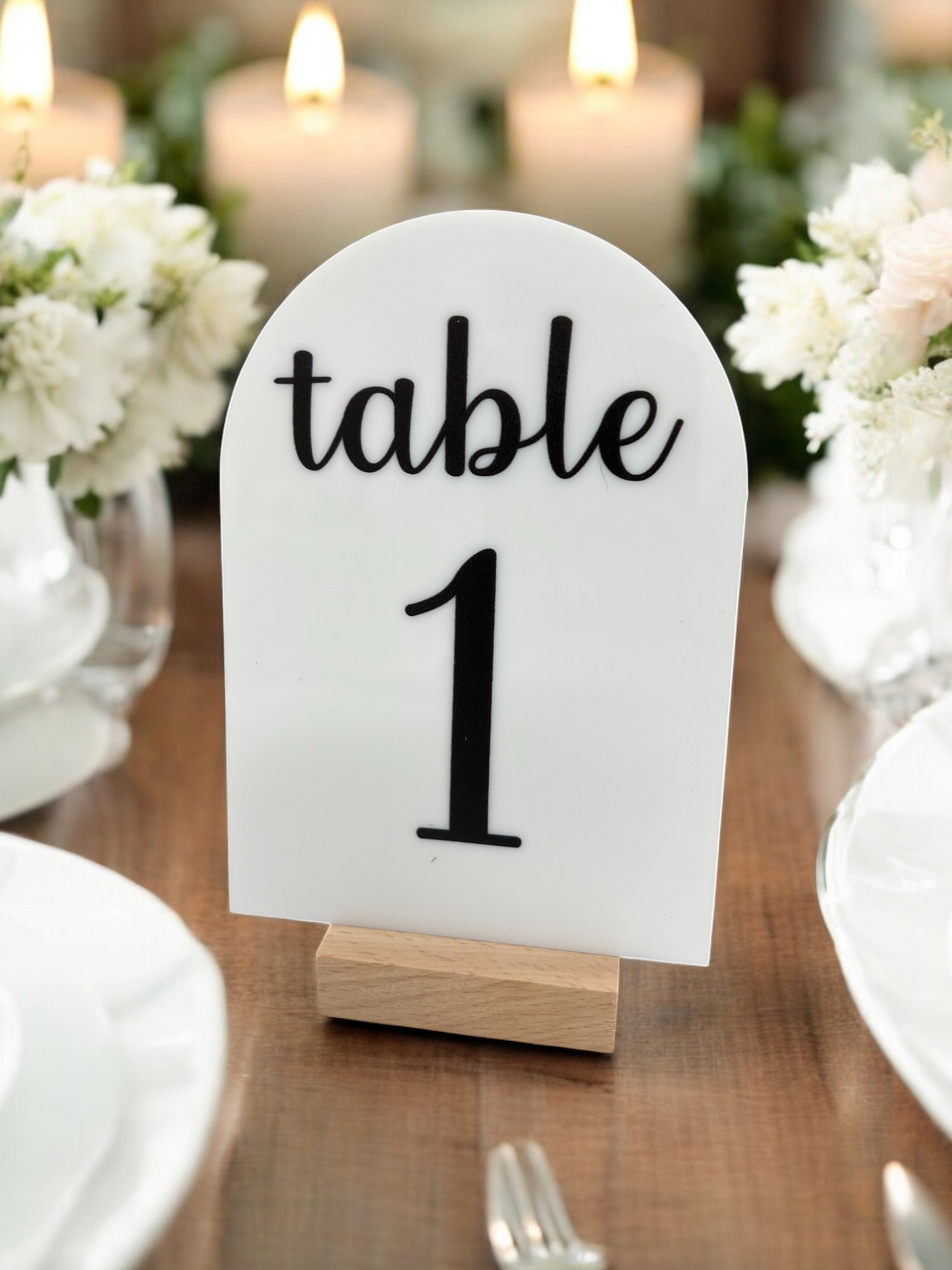 Acrylic Table Numbers